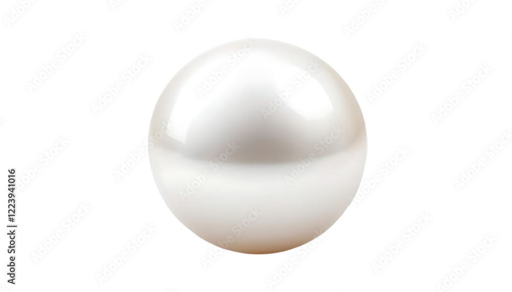 Perfect White Pearl Gemstone Isolated on Black Perfect White Pearl Gemstone Isolated on Black