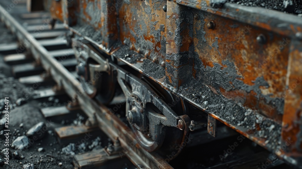 Coal Cart: A sturdy steel cart used in mining, designed for efficiently transporting coal loads through tunnels, essential for streamlined mining processes.
Coal Cart: A sturdy steel cart used in mining, designed for efficiently transporting coal loads through tunnels, essential for streamlined mining processes.