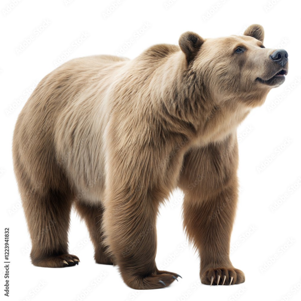 Obraz premium Cave Bear AI Generated Image