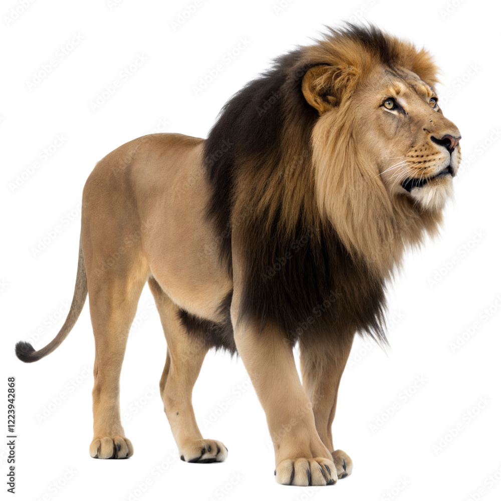 Obraz premium Cave Lion AI Generated Image