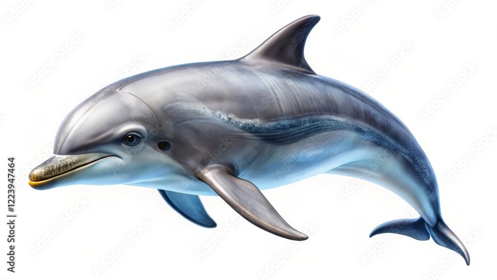 Fototapeta premium Bottlenose Dolphin Illustration