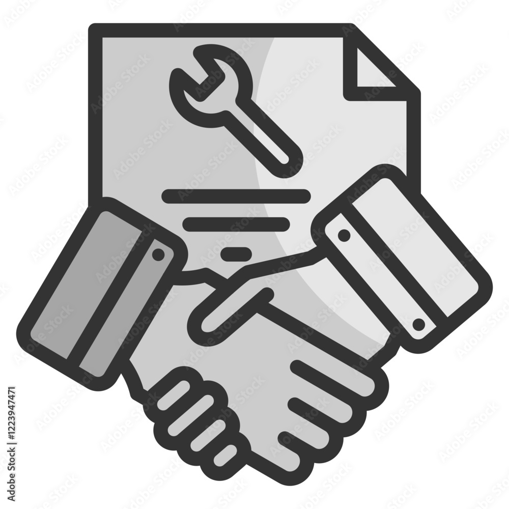 Service Agreement Icon Element For Design Service Agreement Icon Element For Design