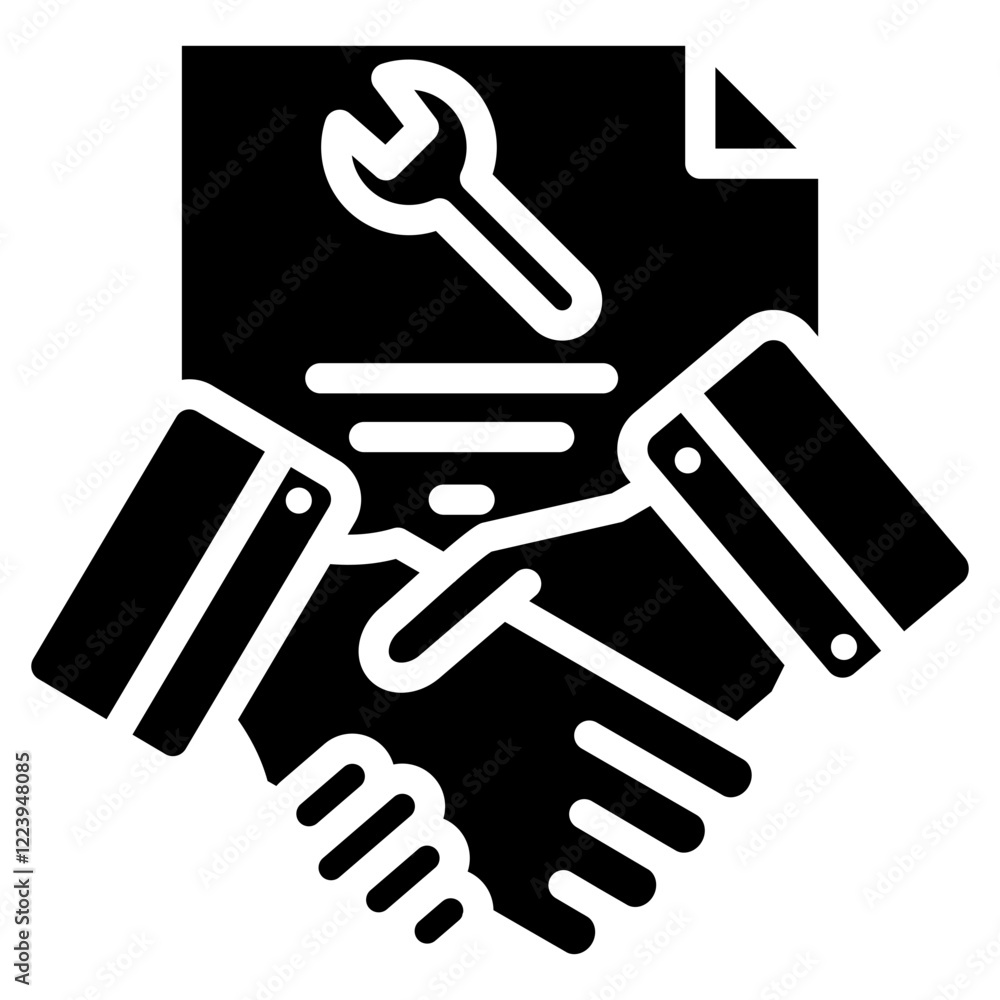 Service Agreement Icon Element For Design Service Agreement Icon Element For Design