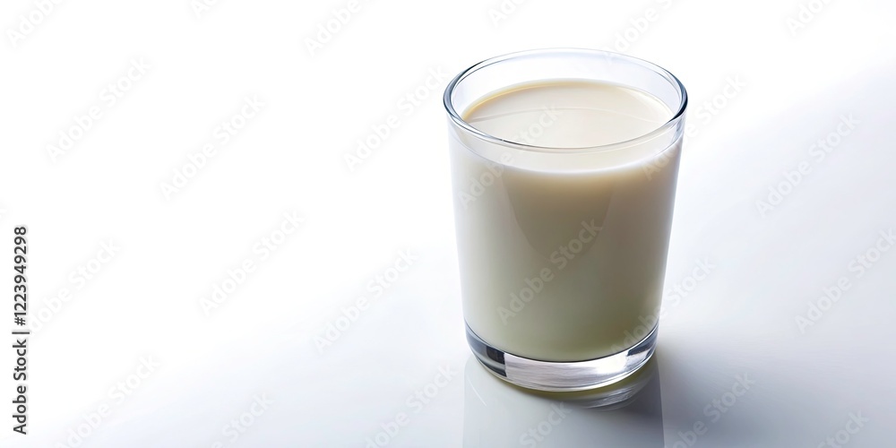 Isolated Glass of Milk on White Background with Clipping Path – Perfect for Food Photography, Nutritional Content, and Dairy Products Isolated Glass of Milk on White Background with Clipping Path – Perfect for Food Photography, Nutritional Content, and Dairy Products