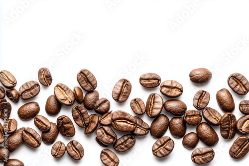 A String of Roasted Coffee Beans