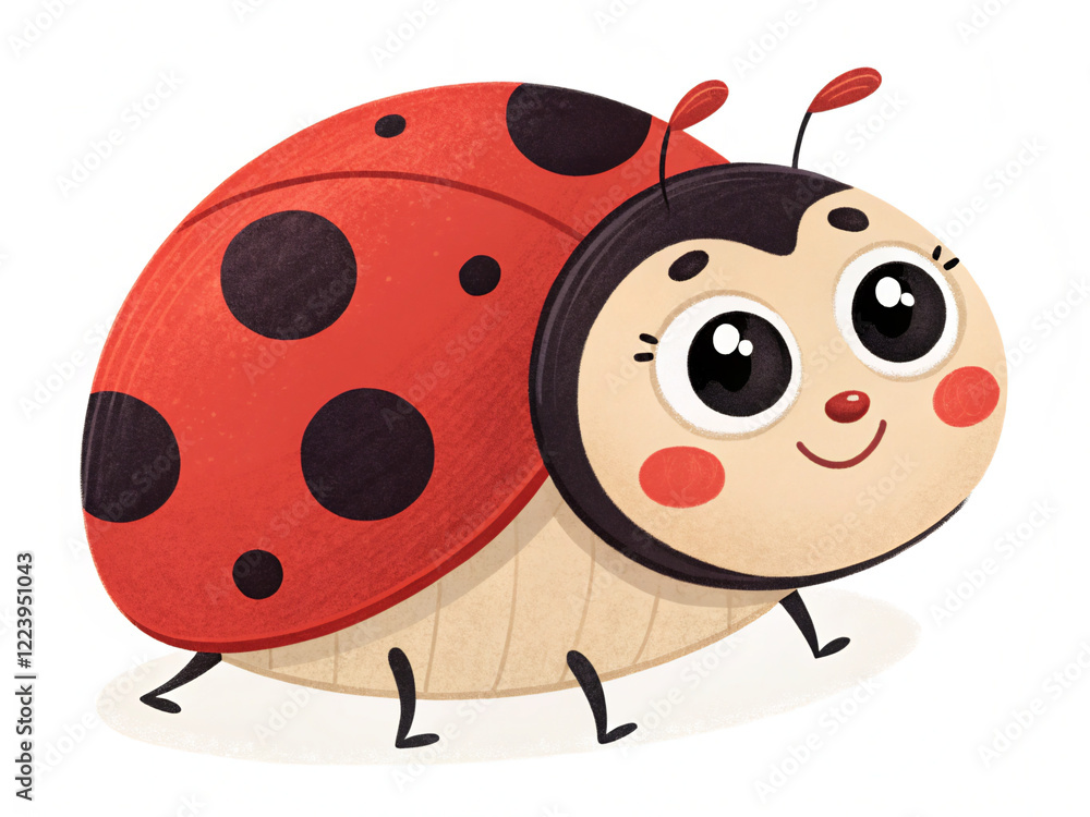 Obraz premium ladybug on white background