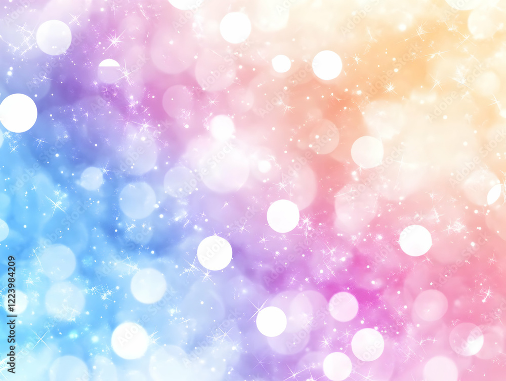 Pastel bokeh lights, rainbow gradient, celebratory background Pastel bokeh lights, rainbow gradient, celebratory background