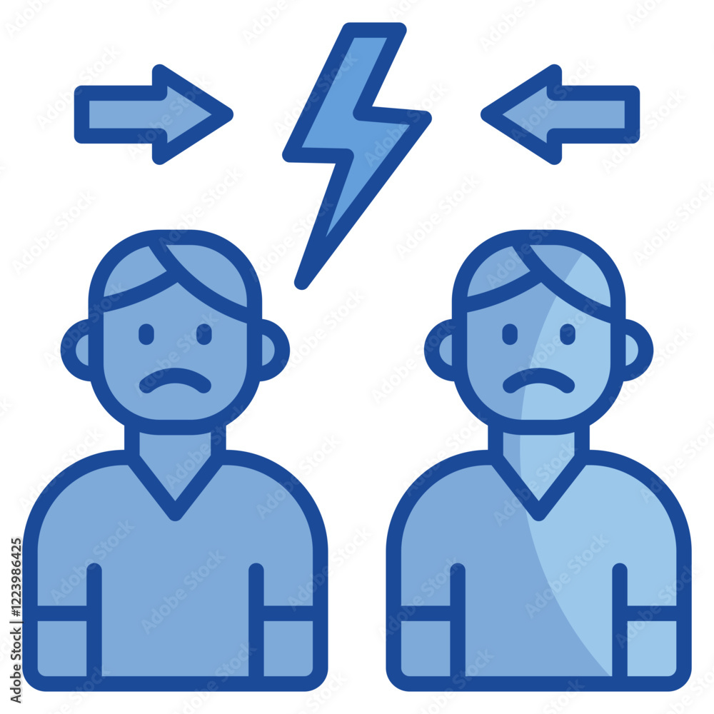Conflict Icon Element For Design Conflict Icon Element For Design