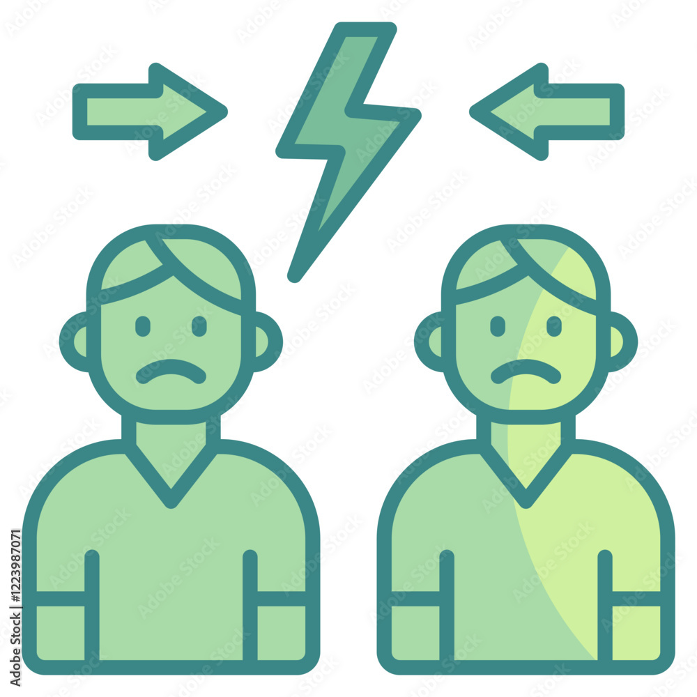 Conflict Icon Element For Design Conflict Icon Element For Design