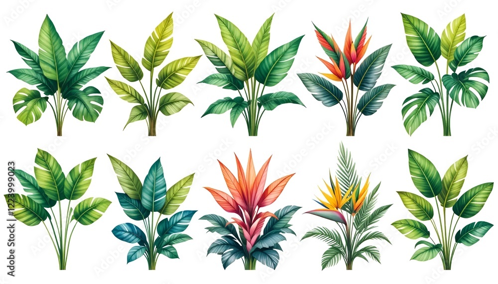 Various plant images, leaf background images Various plant images, leaf background images