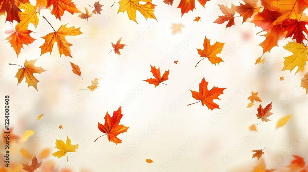 autumn maple leaves floating down, creating a peaceful and seasonal atmosphere that celebrates the beauty of autumn foliage autumn maple leaves floating down, creating a peaceful and seasonal atmosphere that celebrates the beauty of autumn foliage