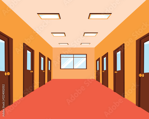 Hotel Lobby Vectors Illustrations Clip art
