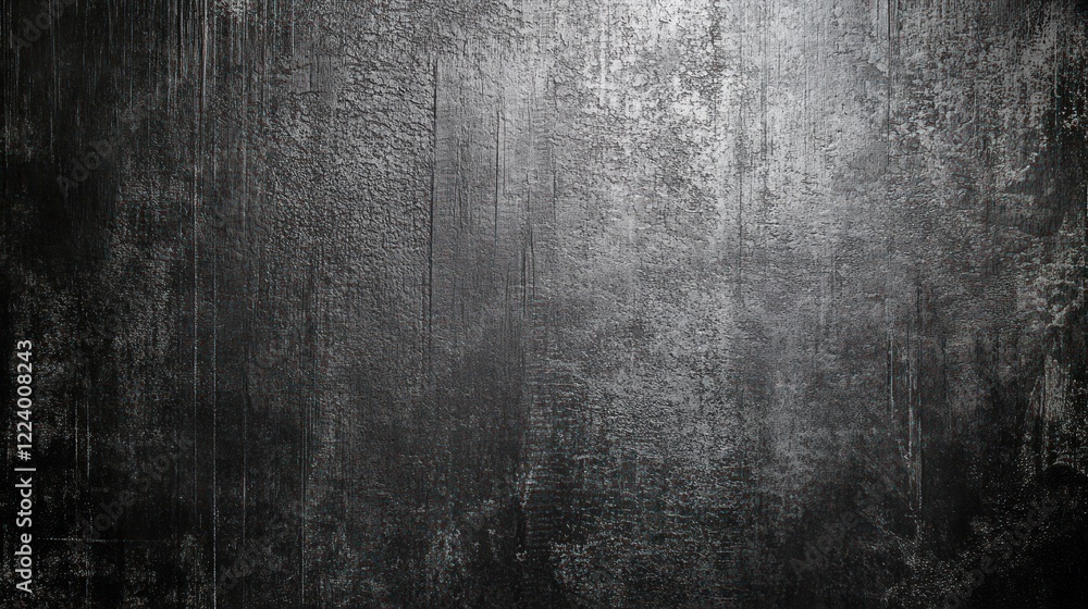 Fototapeta premium A textured dark surface with a metallic sheen, suitable for backgrounds or design elements.