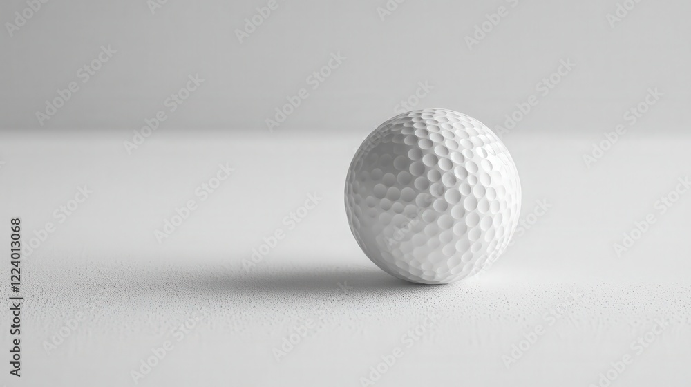 single white dimpled golf ball, capturing the smooth texture and dimple pattern of the golf ball single white dimpled golf ball, capturing the smooth texture and dimple pattern of the golf ball