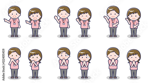 介護士の男女 04