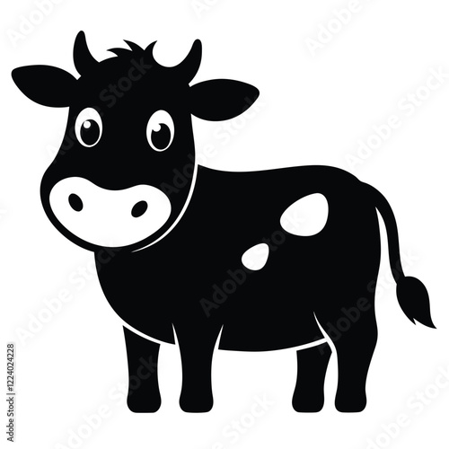 This cute black cow is is the reason entertaining and charming.