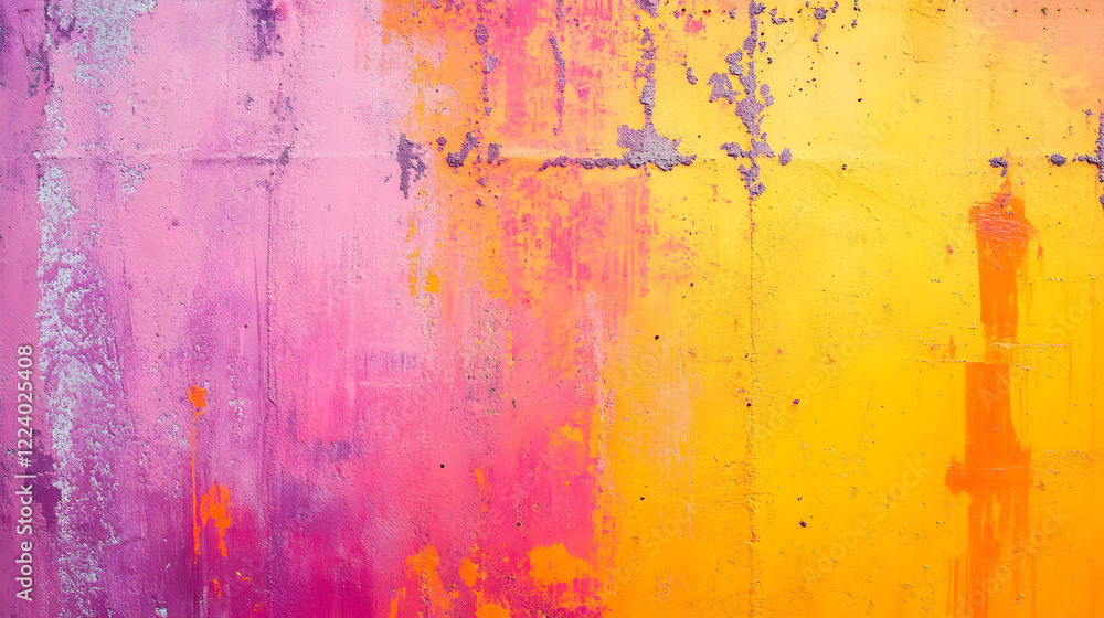 un fondo amarillo con rosa desgastado con textura efecto vintage colorido con espacio de copia fondo pintado abstracto plantilla para diseño o muro o pared un fondo amarillo con rosa desgastado con textura efecto vintage colorido con espacio de copia fondo pintado abstracto plantilla para diseño o muro o pared