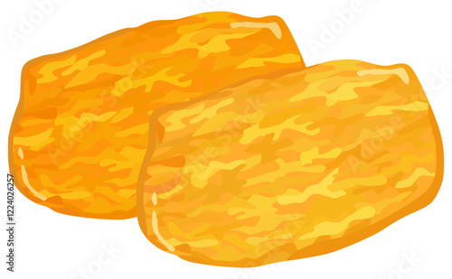 いなり寿司 和食 ベクター素材