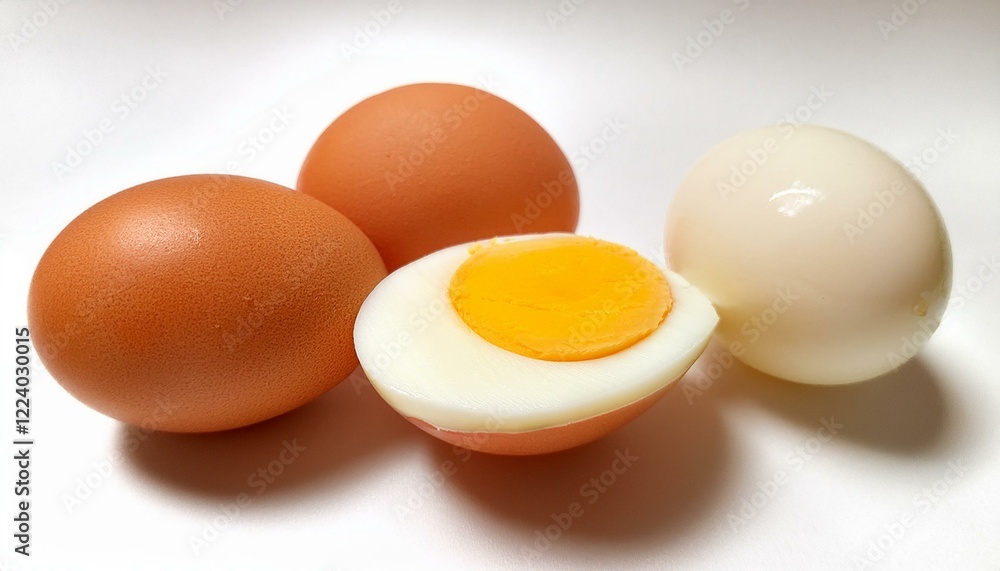 Hard-boiled eggs: a simple, healthy snack. Hard-boiled eggs: a simple, healthy snack.