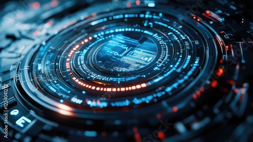 Wallpaper Mural A close-up of a digital dashboard with no data yet entered, indicating that business goals are ready to be set. Torontodigital.ca