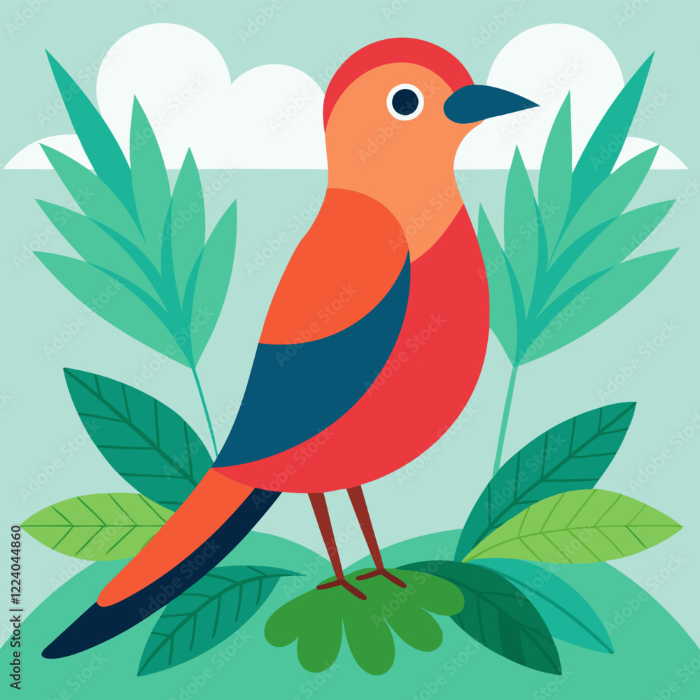 Watercolor of beautiful natural Birds background. Watercolor of beautiful natural Birds background.
