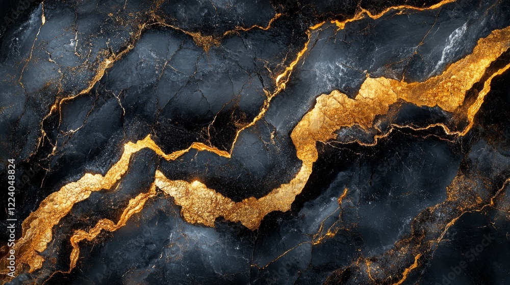 Luxurious Black Marble Slab with Stunning Gold Veining - Elegant Home Decor and Interior Design Concept Luxurious Black Marble Slab with Stunning Gold Veining - Elegant Home Decor and Interior Design Concept