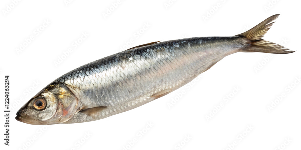 Single Fresh Herring: A single, fresh herring lies on a surface, showcasing its silvery scales and distinct features. This detailed image is perfect for culinary, seafood, or biological contexts. Single Fresh Herring: A single, fresh herring lies on a surface, showcasing its silvery scales and distinct features. This detailed image is perfect for culinary, seafood, or biological contexts.
