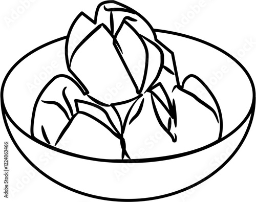 bakso Nusantara Cuisine coloring page