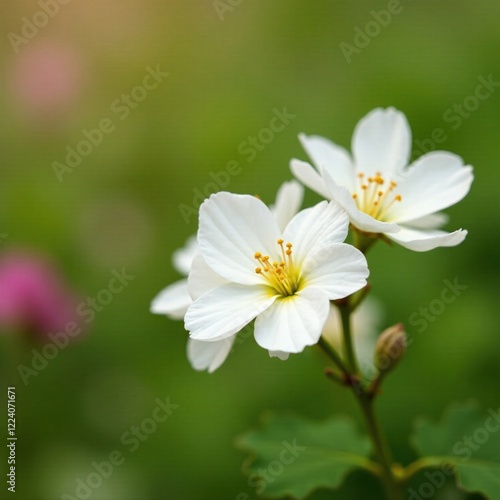 soft white cottony flowers blooming in the garden, summertime, summer, plant life