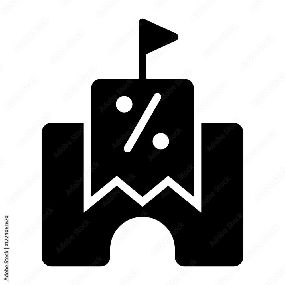 Obraz premium Tax Office Icon