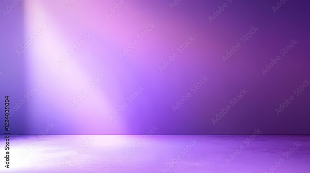 Sleek studio setting with gradient lilac ombre wall and floor, featuring a central display podium and futuristic pink, violet, and blue neon accents. Sleek studio setting with gradient lilac ombre wall and floor, featuring a central display podium and futuristic pink, violet, and blue neon accents.