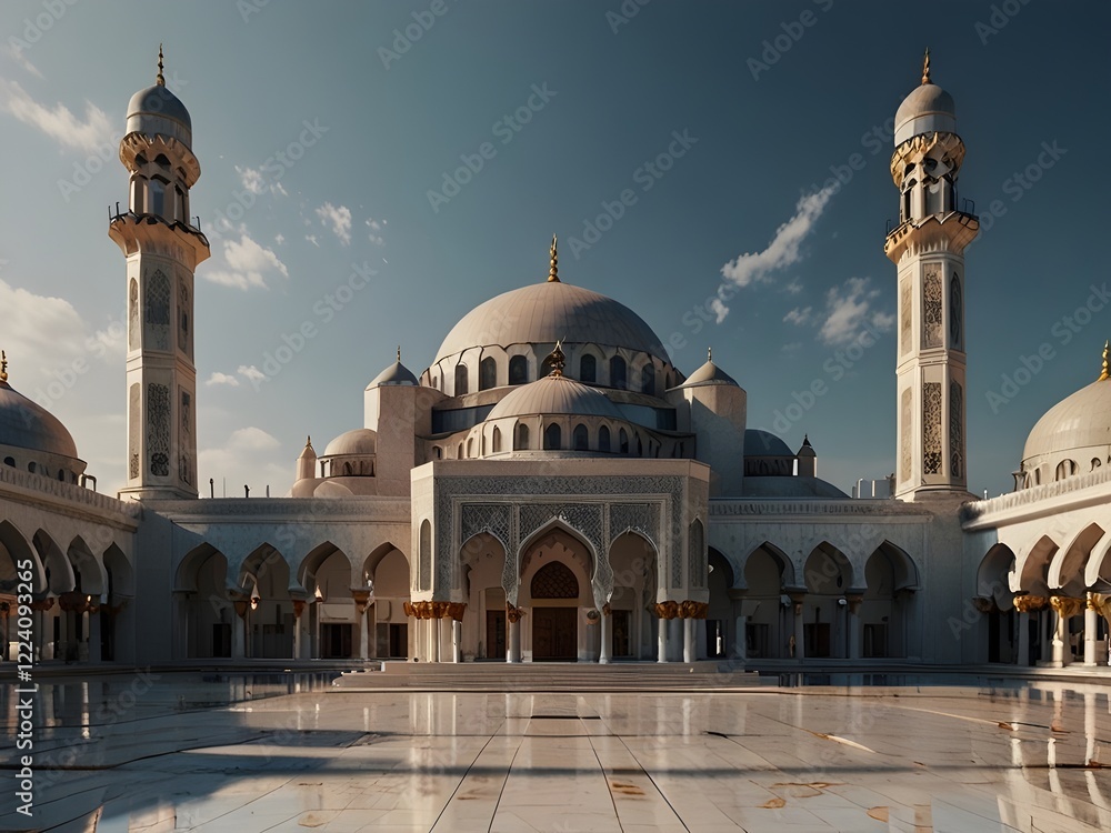 Obraz premium interior of a beautiful mosque
