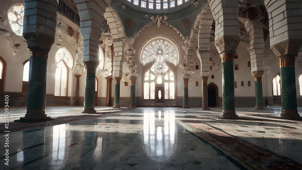 Obraz premium interior of a beautiful mosque