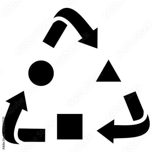 Adaptation Glyph Icon