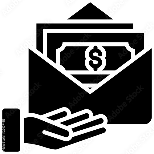Earning Glyph Icon