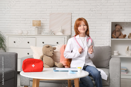 Teenage doctor with stethos...