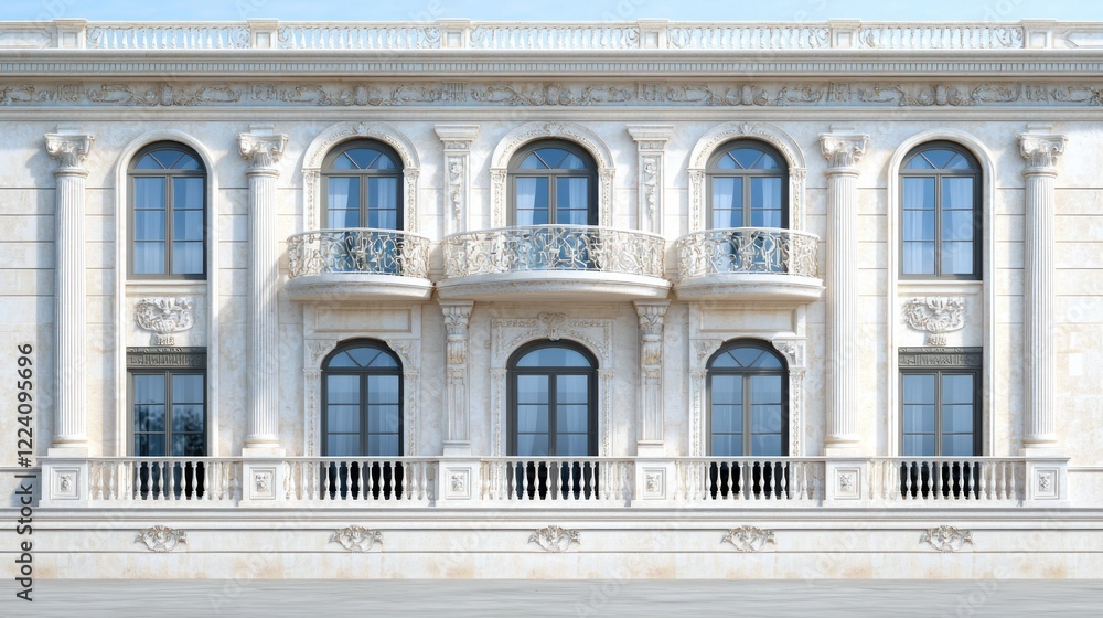 Fototapeta premium Elegant Classical Building Facade