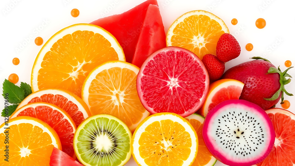 citrus fruit background