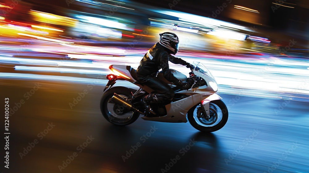 Night Rider: City Lights, Speed, and Thrills Night Rider: City Lights, Speed, and Thrills