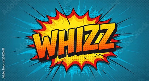 Whizz Comic Book Style Graphic Design