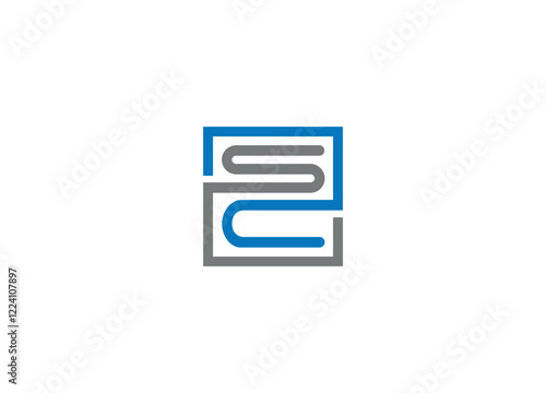 Free Download Letter SC logo design with vector icon template - GFXLoad