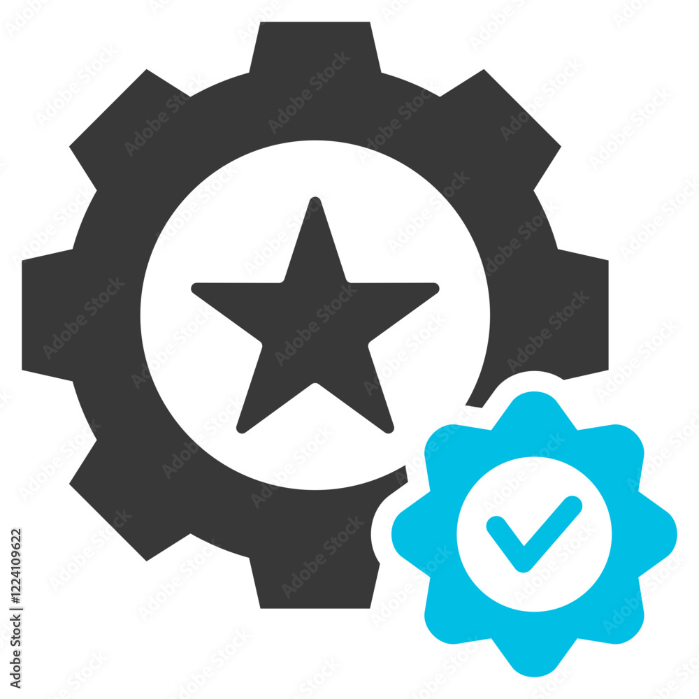 Expertise Recognition Glyph Blue Grey Icon Expertise Recognition Glyph Blue Grey Icon