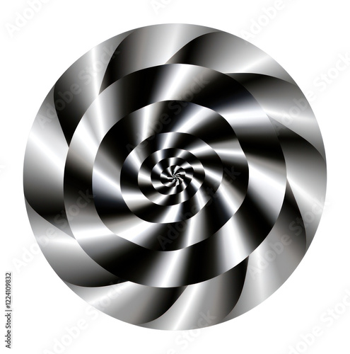 PNG Mind Melt Optical Illusion in 2d geometric element of a spark illusion optical spiral. photo