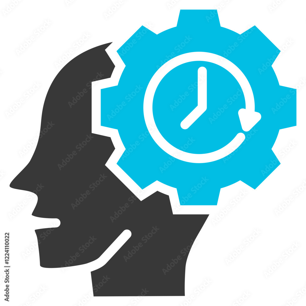 Discipline Glyph Blue Grey Icon Discipline Glyph Blue Grey Icon