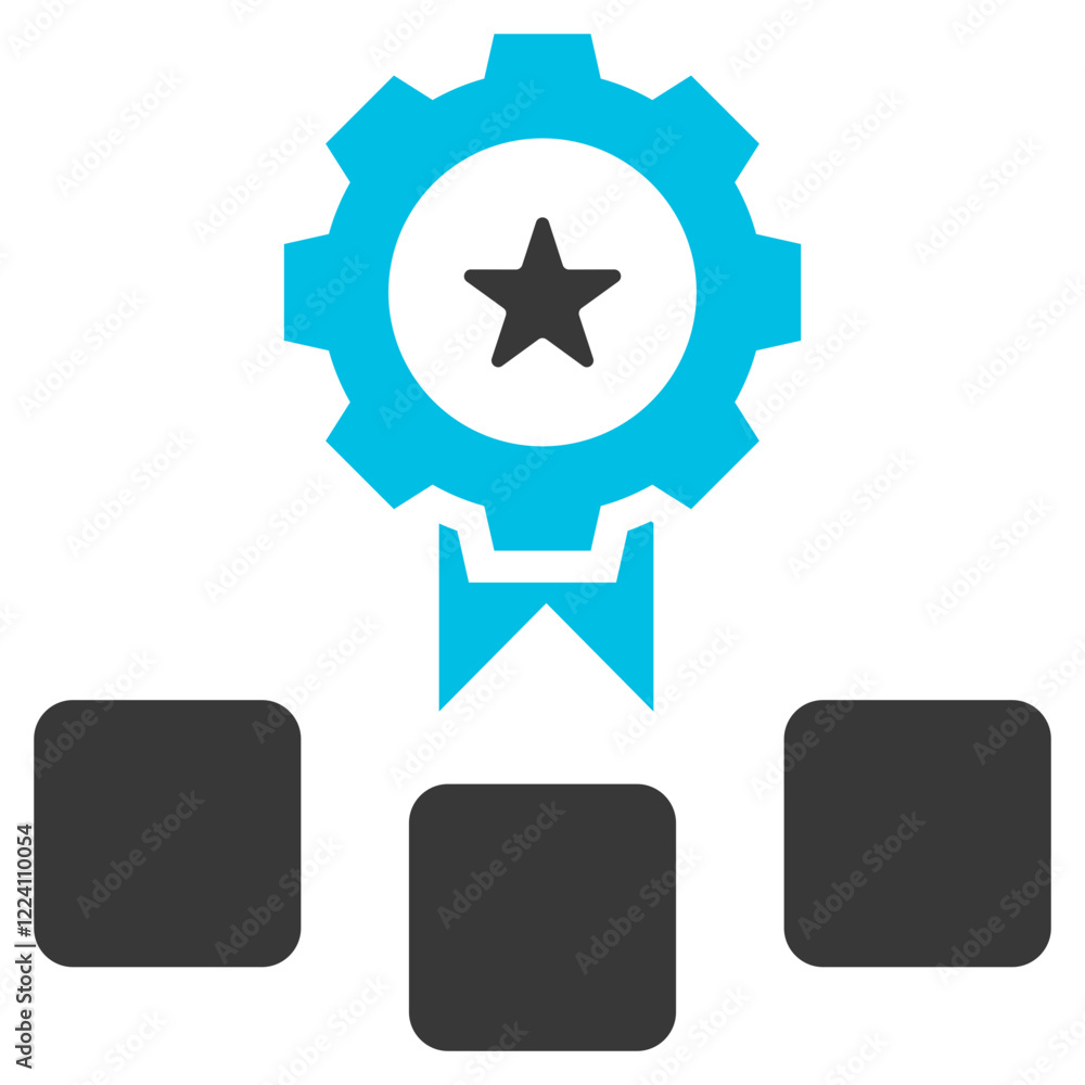 Expertise Area Glyph Blue Grey Icon Expertise Area Glyph Blue Grey Icon