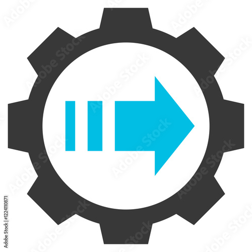 Advanced Glyph Blue Grey Icon