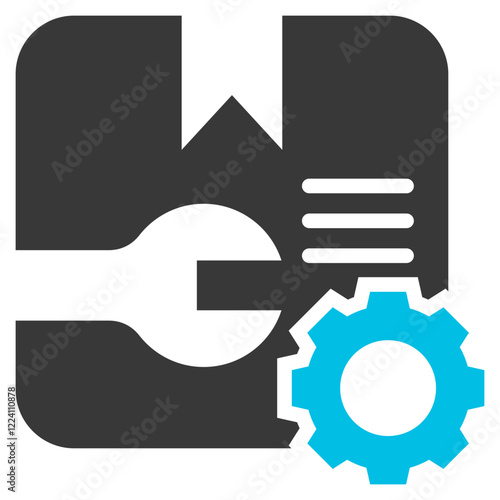 Custom Glyph Blue Grey Icon