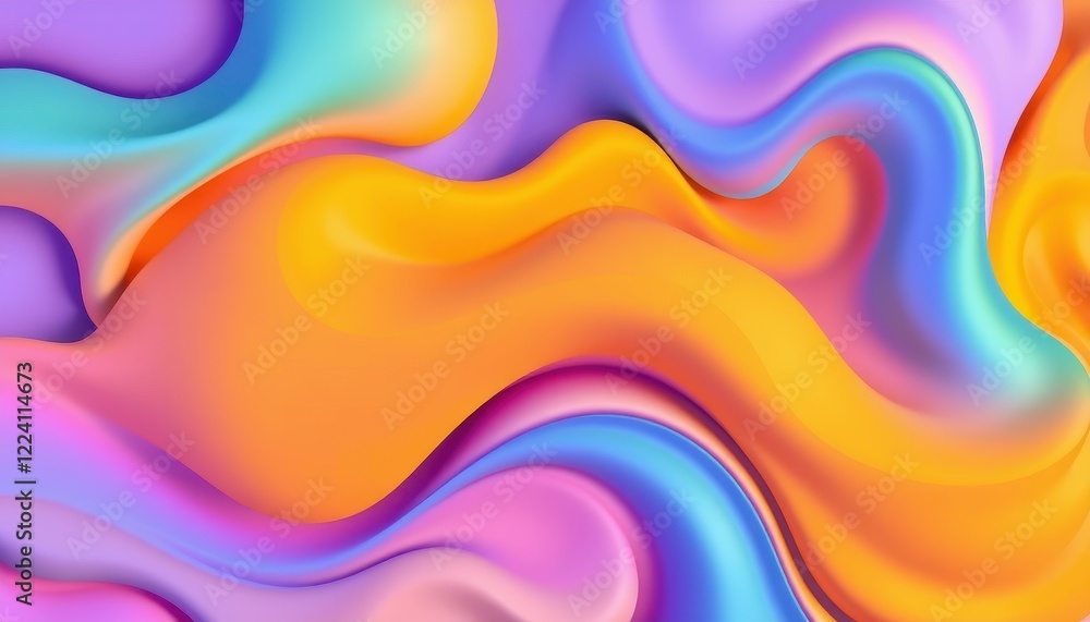Abstract Colorful Swirls Liquid Design Background Abstract Colorful Swirls Liquid Design Background