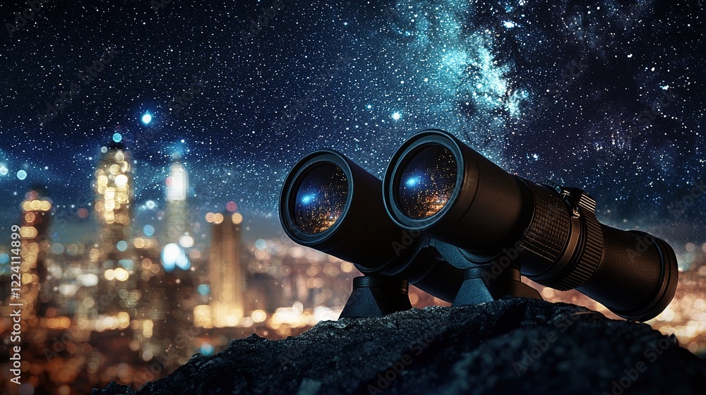 Night Sky Viewing: Cityscape & Stars Night Sky Viewing: Cityscape & Stars
