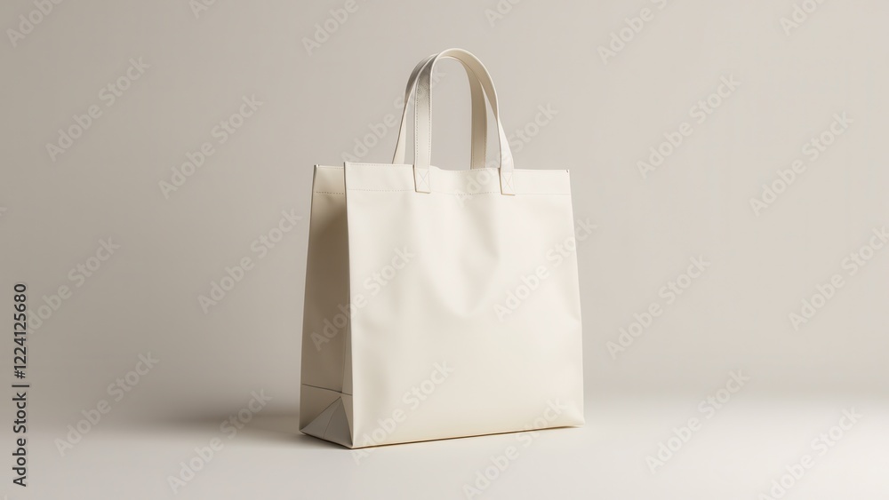 A polished ecommerce bag publicity mockup with a blank canvas, ideal for showcasing custom designs, logos, or promotional messages. A polished ecommerce bag publicity mockup with a blank canvas, ideal for showcasing custom designs, logos, or promotional messages.
